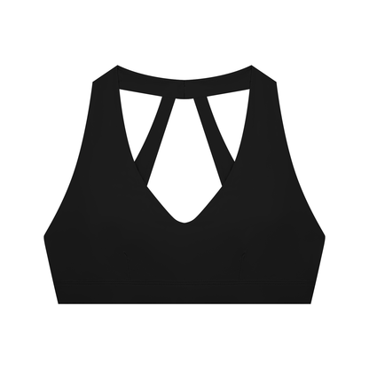 Women's Halter Cropped Sports Bra