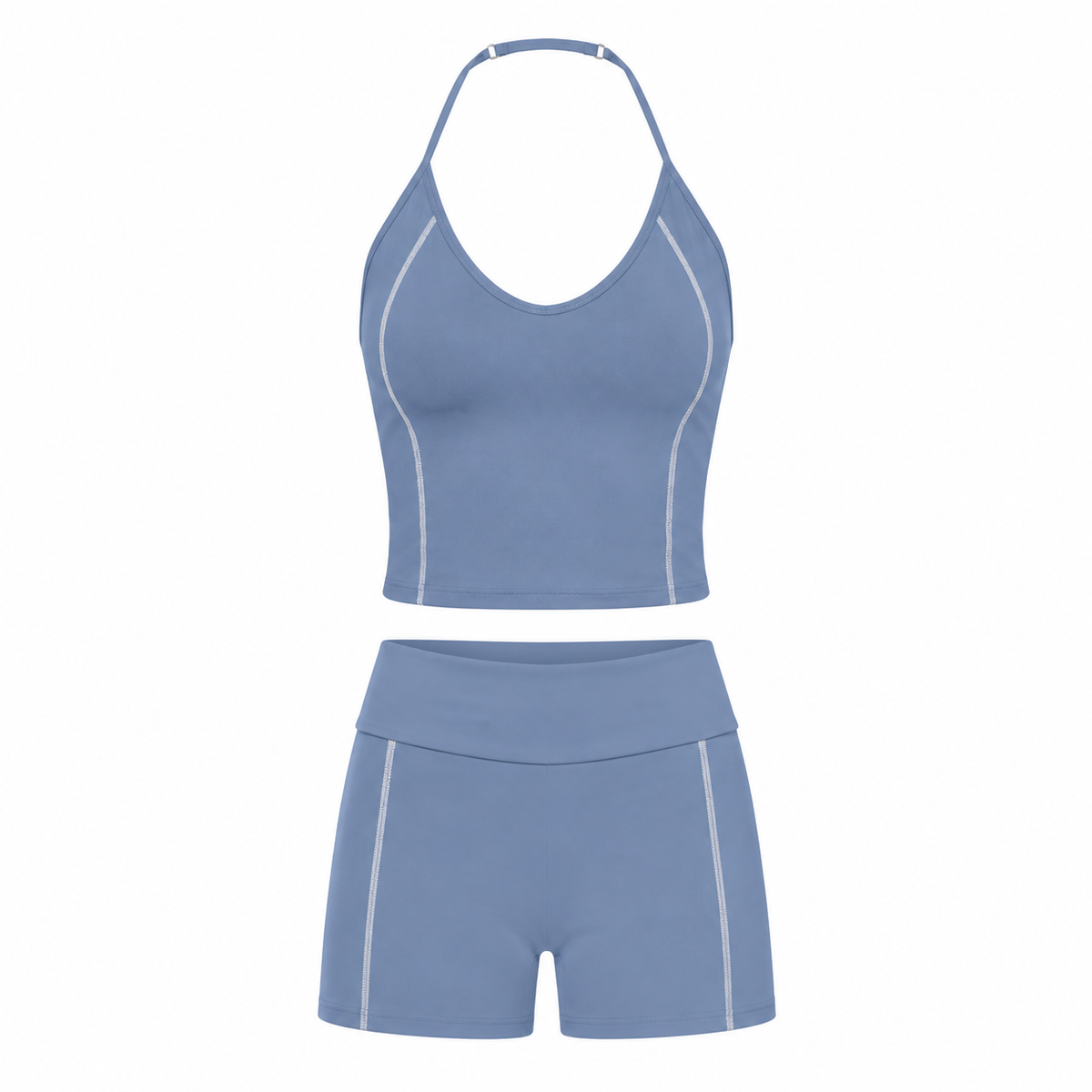 BODYIRL Halter Biker Short Set