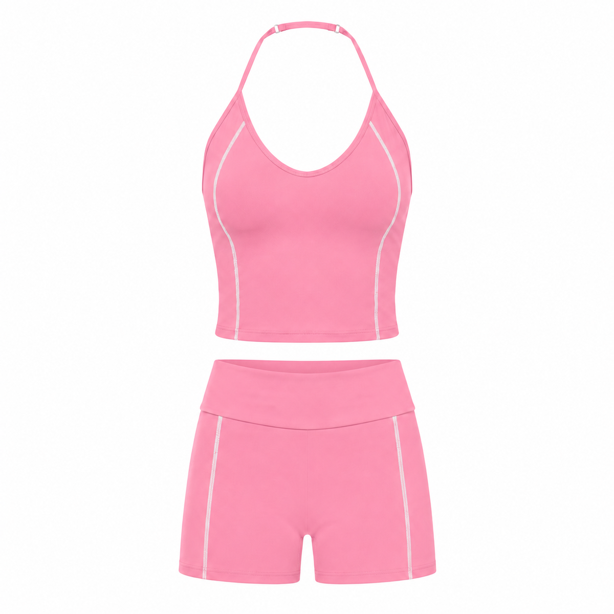 BODYIRL Halter Biker Short Set