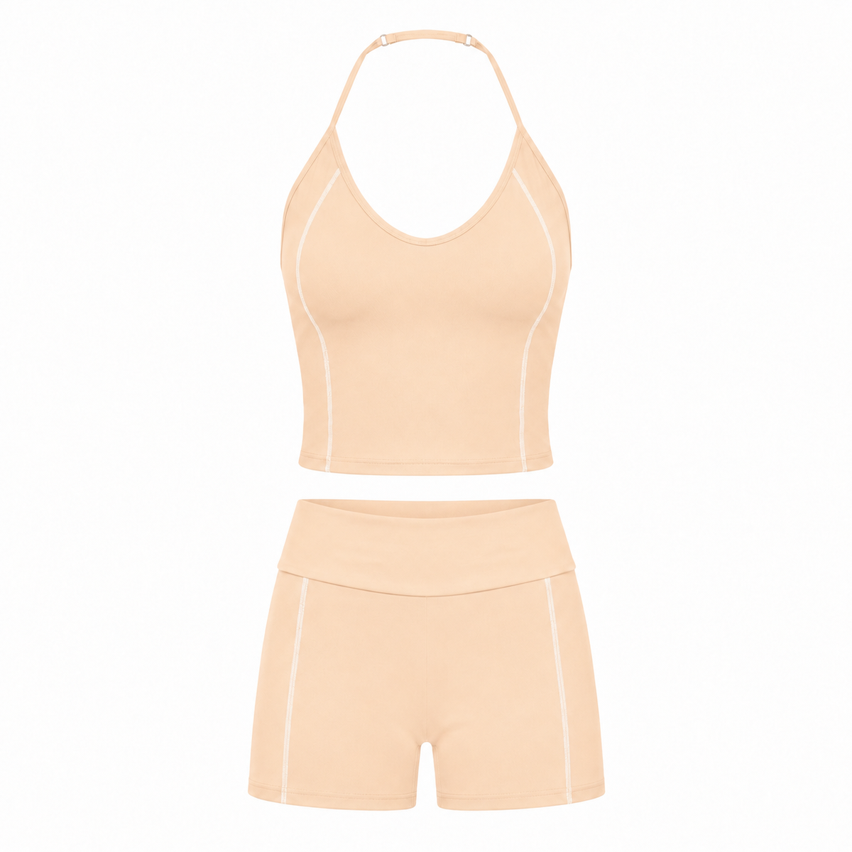 BODYIRL Halter Biker Short Set