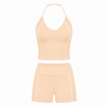 BODYIRL Halter Biker Short Set