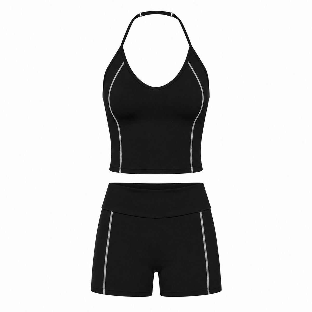 BODYIRL Halter Biker Short Set