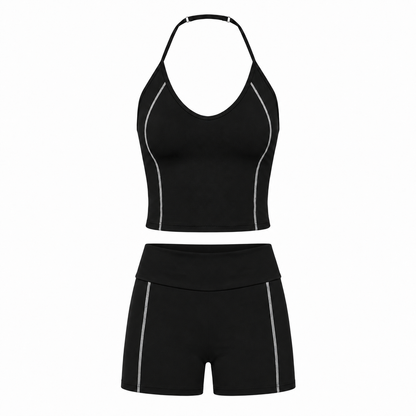BODYIRL Halter Biker Short Set