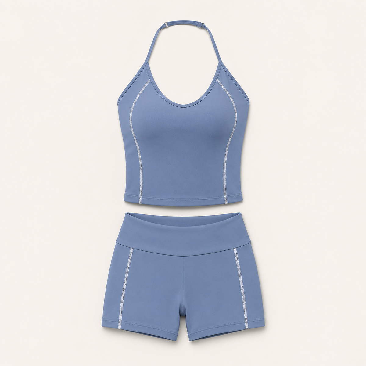 BODYIRL Halter Biker Short Set