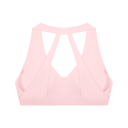 Women's Halter Cropped Sports Bra