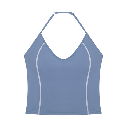 Women's Halter Neck Yoga Tank Top